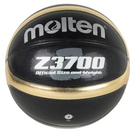 Molten B7Z3700-KZ Basketball No. 7 Ball Synthetic Leather Black x Gold