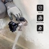 Midline Valve 6 Inch Frost-Free Anti-Siphon Sillcock with Integral Vacuum