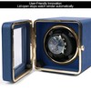 Kalawen Automatic Watch Winder, Leather Single Watch Winder with Quiet
