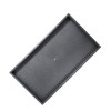 Novel Box Black Plastic Jewelry Display Tray 14.75x8.25x1.15 (No Lid)