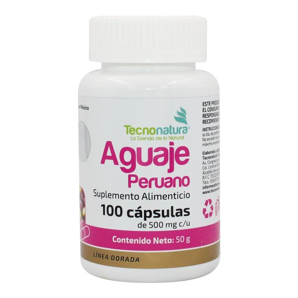 AGUAJE PERUANO 100 CAPSULAS TECNONATURA