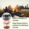 Aatriet 12 oz Clear Plastic Parfait Cups with Insert 3.25oz