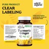 Wild & Organic Turmeric and Ginger Supplement Capsules - Mobility