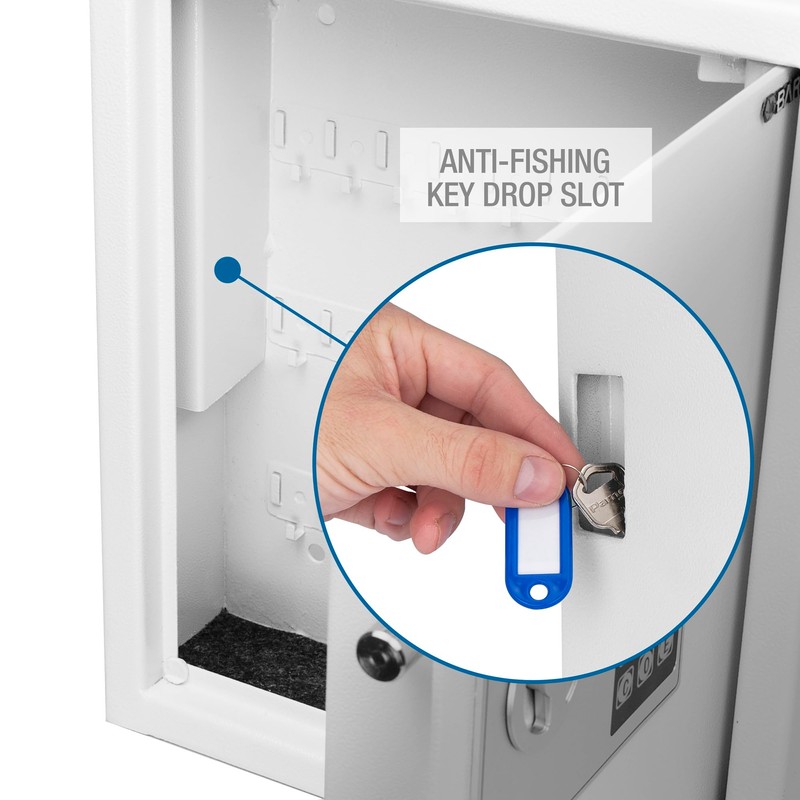 Barska 40-Key Digital Wall Mount Key Cabinet – Electronic Lock