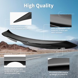 Archaic Rear Trunk Spoiler Wing Lid Compatible for 8th Gen Toyota Camry SE XSE LE XLE 2018-2024,High Kick Duckbill TRD Style,Camry Exterior Accessories,Glossy Black