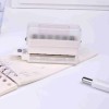 Perforadora De Papel Blanca, Capacidad Suelta De 6 A 3