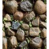 Yancorp 10ft Self-Adhesive Wallpaper Brown Stone Brick Wallpaper Fireplace Kitchen