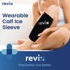 REVIX Shin Compression Sleeve for Calf Ice Wrap for Legs,
