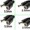 RUNCCI-YUN Pack of 24 Hollow Plugs 5.5 x 2.5 mm
