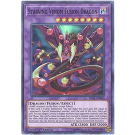 Yu-Gi-Oh! - Starving Venom Fusion Dragon - FIGA-EN060 - Super Rare - 1st Edition - Fists of The Gadgets