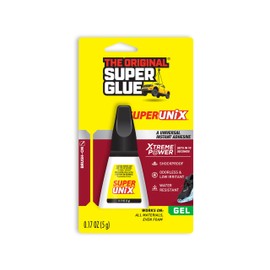 Super Glue, SUPERUNIX, Universal Instant Bonding Adhesive, Shockproof & Waterproof, 5g Bottle, Works On Wood, Foam, Paper, Denim, Plastic, DIY Crafts, Metal, Ceramics, Frames