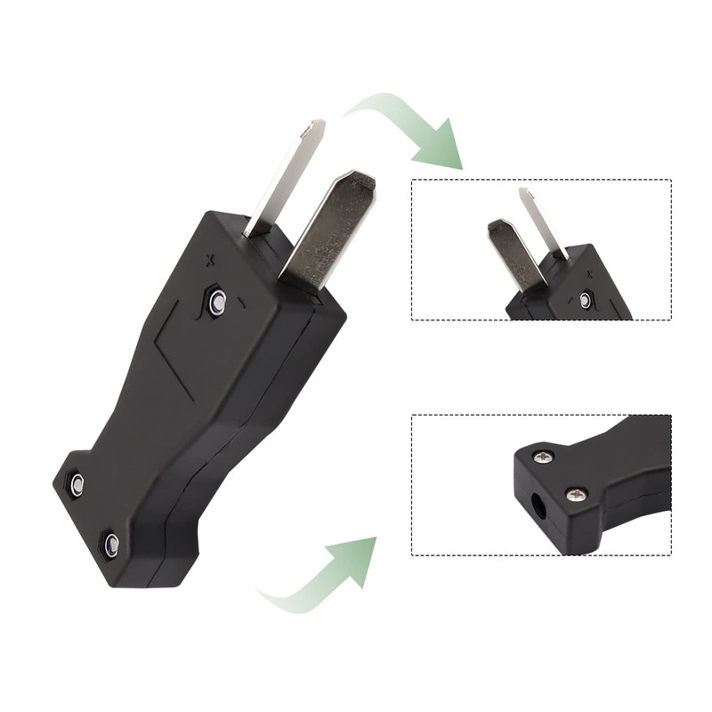 Crow Foot 2 Prong Charger Plug Club Car Yamaha 36