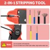 Flintronic Automatic Wire Stripper, Adjustable Cable Stripping Tool, Multifunctional Wire