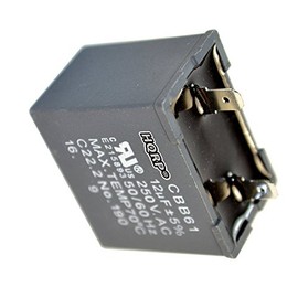 HQRP 12uf Refrigerator Capacitor for Hotpoint WR55X20800 WR62X79 JSU21X126 Replacement + HQRP Coaster