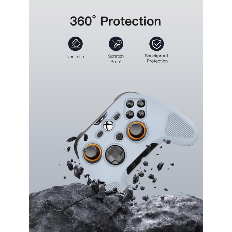 for SCUF Valor PRO Silicone Grip Case ，Soft Skin Silicone