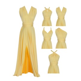 Edaydress Long Maxi Dresses to Wear to a Wedding Wrap Muti Ways Covertible Infinity Dress Slit Plus Size Bridesmaid Dresses