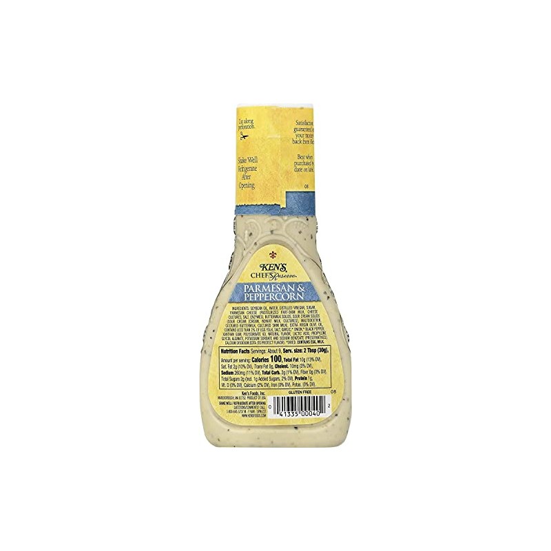 Ken's Steak House Chef's Reserve Parmesan Peppercorn Dressing (9 Ounce