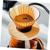 SHINEOFI 1 Set Coffee Dripper Durable High Borosilicate Funnel with