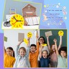 Octaday 28 Pcs Teaching Clock Kit 4 inch to Tell