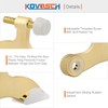 KOVOSCH 16 Pack Hinge Pin Door Stopper Bright Brass -