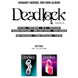 XDINARY HEROES DEADLOCK 3rd Mini Album (STANDARD A Ver.) K-POP SEALED