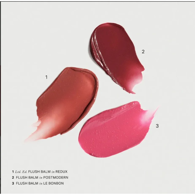 Merit The Mini Flush Blush Balm Trio 3 Mini Rubores