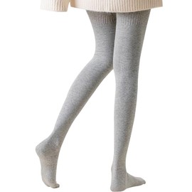 eigenn Extra Long Over Knee Socks, Thigh High Socks, Women's, Long Socks, Knee High Socks, Beautiful Legs, Cotton, Thigh Length, Men's, Women's, Uniform, Male Daughter, Total Length 31.5 inches (80