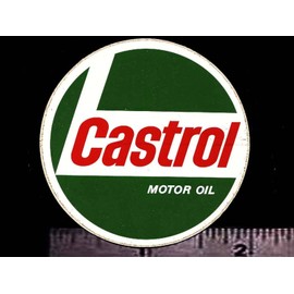 CASTROL Motor Oil - Original Vintage 1960's 70's Racing Decal/Sticker - 2 inch