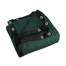 90% Heavy Duty Shade Mesh Tarp Shade Cloth Taped Edge with Grommets - for Outdoor Plant Cover,Patio,Tomatoes Barn Kennel,Greenhouse (Green, 20 ft X 40 ft)