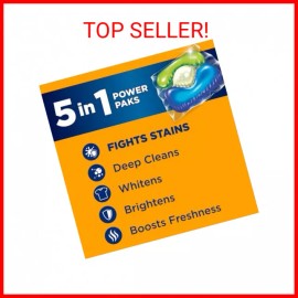 NEW Arm & Hammer Plus OxiClean 5 in 1 Laundry Detergent Power Paks 42 Count