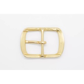 TheBeltShoppe.com Red Copper Heavy Duty Center Bar Belt Buckle - Fits 1.5" (38mm) Belts