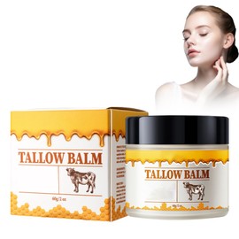 Hppsctink 60g Beef Tallow Creme, Beef Tallow Skincare, Rindfleisch Feuchtigkeitscreme, Feuchtigkeitsspendend & tiefgehend, Erhält die Elastizität der Haut, Feuchtigkeitscreme,cream
