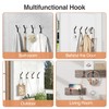 susswiff 10-Pack Coat Hook for Hanging, 20LB (Max), Stainless Wall