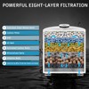 FEELSO Filtered Shower Head High Pressure, 6 Settings Bathroom Shower