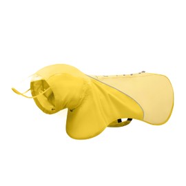 WOOFO Slip-On Dog Rain Poncho, Quick & Easy to Wear Dog Raincoat, Unrestricted, Super Lightweight, and Waterproof Rain Jacket for All Breeds, Adjustable and Reflective (Yellow, XS)