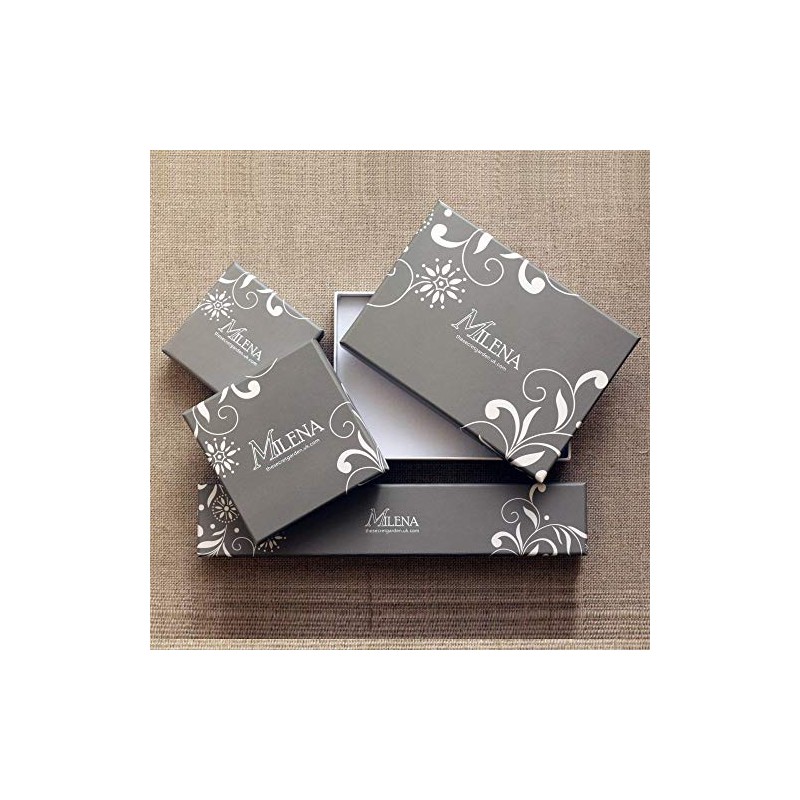 Milena Necklace Amber Silver Octopus Medium