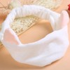 Microfiber Pink Shower Headband Face Washing Headband 4ea