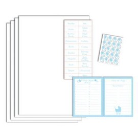 Creative Converting Baby Love Blue Shower Game Kit