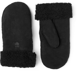 Hestra Men's Sheepskin Mitt Gloves Black 6