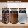 VINATO 1.2 L Stainless Steel Coffee Canister Vacuum Container for