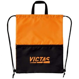 Victas 682102 Play Logo Gym Sack Table Tennis Nap Gym Bag, orange