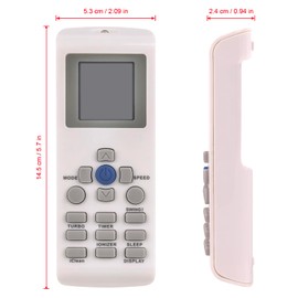 AULCMEET YK-P/002E New Replacement Remote Control Compatible with AUX AC Air Conditioner Remote Controller YK-P/002E
