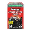 Ultrasac Contractor Bags 42 Gallon (20 PACK/w FLAP TIES), 32.75