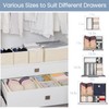 Criusia Drawer Organizer Clothes, 24 Pack Underwear Drawer Organizers, Foldable