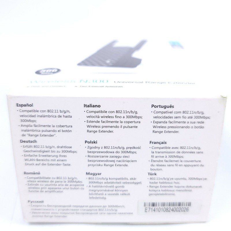 Rock Space N300 WiFi Range Extender Wireless Repeater, High Speed