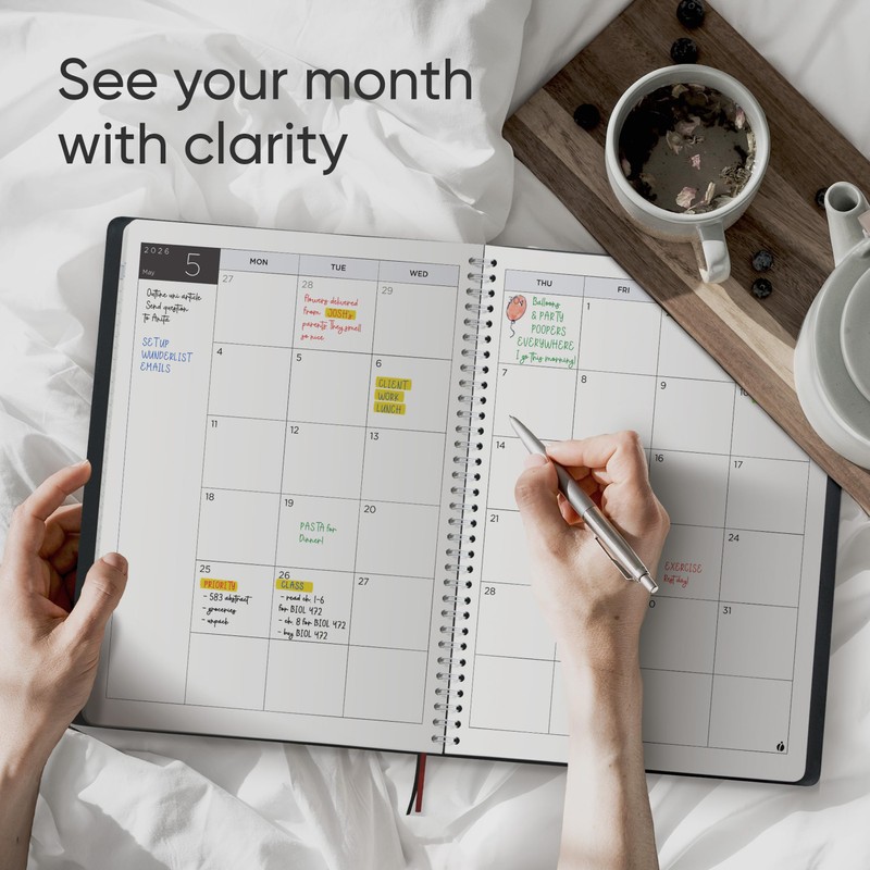 2026 Planner Weekly and Monthly – Hourly Appointment Book 2026