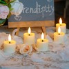Yeelida Rechargeable Flameless 1.6" x2.5" Tea Light Candles with Remote