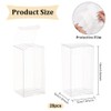 BENECREAT 20 Pcs PVC Transparent Plastic Case, 2.0 x 2.0