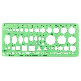 シンワ測定(Shinwa Sokutei) テンプレート 一般総合定規 66022