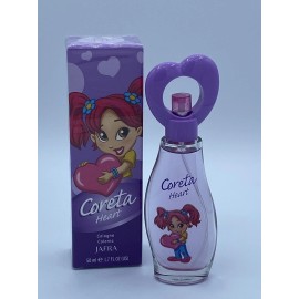 Jafra Coreta Heart Cologne (For Girls) 1.7oz New & Sealed
